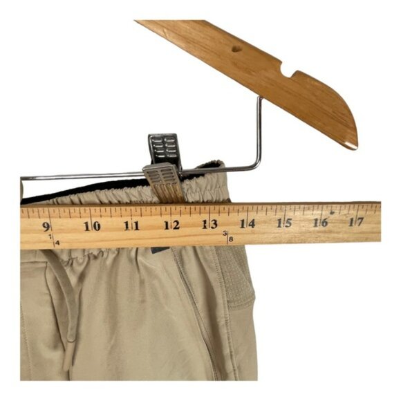 Lululemon Athletica Men Khaki Joggers Size Small Elastic Waist Snap Button Cuff - Picture 14 of 14